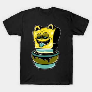 monster printing cartoon T-Shirt